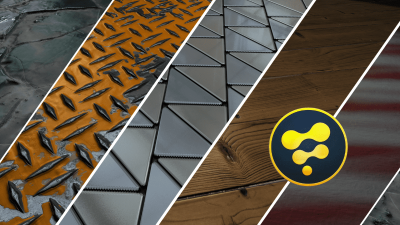 BMD 达芬奇Fusion材质预设（Fusion PBR材质）